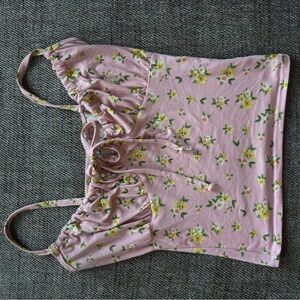 Floral Pink CropTop